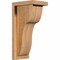 Ekena Millwork Carmel Rough Sawn Corbel w/Backplate, Western Red Cedar, 6"W x 8"D x 16"H COR06X08X16CAR01RWR - alternate 1